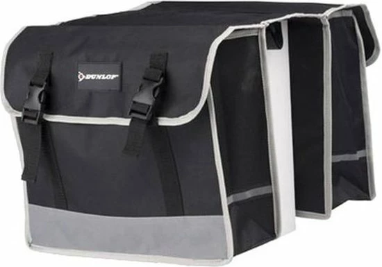 Dunlop - Dubbele Fietstas - Zwart - 26 L 1 Dunlop - Dubbele Fietstas - Zwart - 26 L