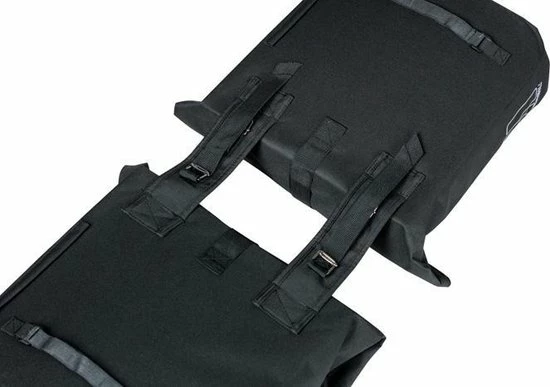Basil City Dubbele Fietstas - Zwart - 32 Liter 4 Basil City Dubbele Fietstas - Zwart - 32 Liter - Afbeelding 4