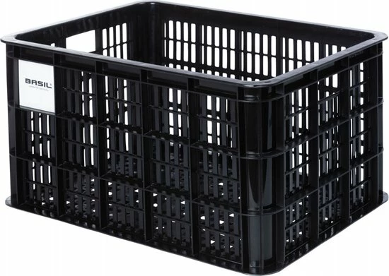 Basil Fietskrat L - Groot - 40 Liter - Zwart 2 Basil Fietskrat L - Groot - 40 Liter - Zwart - Afbeelding 2