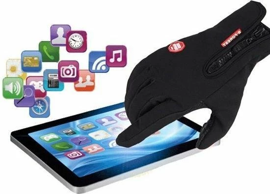 Merkloos Fietshandschoenen Unisex - Zwart - Maat S 4 Merkloos Fietshandschoenen Unisex - Zwart - Maat S - Afbeelding 4