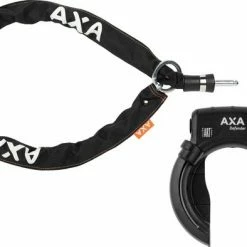 AXA Defender Ringslot - ART2 - Inclusief 140cm AXA Insteekketting Fiets Slot - Zwart