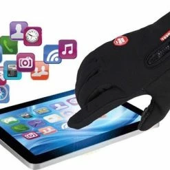 Merkloos Winter Fietshandschoenen Met Extra Grip - Maat M -Windgoo Shop 550x396