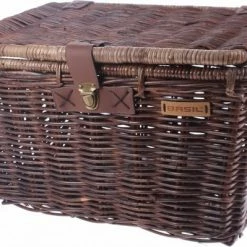 Basil Denton Fietsmand L - Voor - Rotan - Bruin - Large -Windgoo Shop 550x399 2