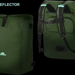 Dutch Mountains Enkele Fietstas | Rugzak | Sterke 100% Waterdicht | Fietstas, Schoudertas En Rugtas In 1 | 28 Liter | Groen -Windgoo Shop 550x404