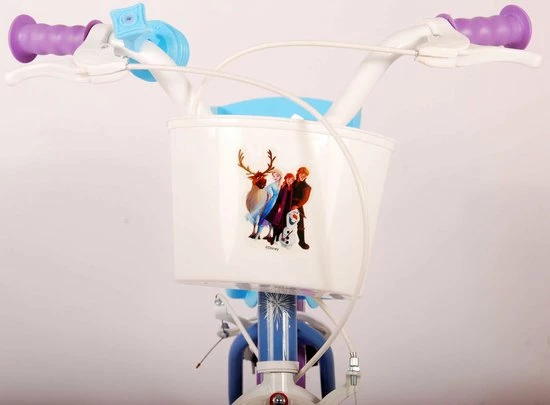 Disney Frozen 2 Kinderfiets - Meisjes - 14 Inch - Blauw/Paars - Twee Handremmen 14 Disney Frozen 2 Kinderfiets - Meisjes - 14 Inch - Blauw/Paars - Twee Handremmen - Afbeelding 14