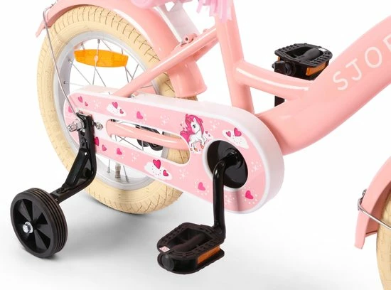 SJOEF Dolly Meisjesfiets 14 Inch - Roze 3 SJOEF Dolly Meisjesfiets 14 Inch - Roze - Afbeelding 3
