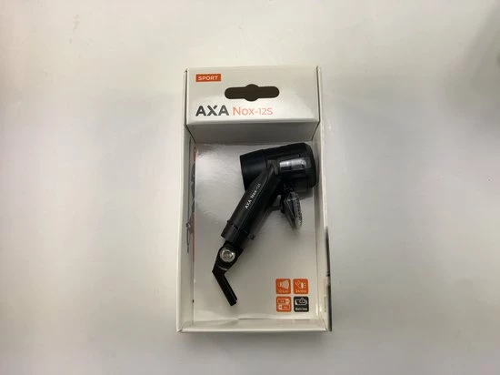 AXA Nox Sport 12 Lux - Fietslamp Voorlicht - LED Koplamp - Fietsverlichting Op Batterij - Zwart 5 AXA Nox Sport 12 Lux - Fietslamp Voorlicht - LED Koplamp - Fietsverlichting Op Batterij - Zwart - Afbeelding 5