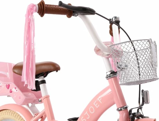 SJOEF Dolly Meisjesfiets 14 Inch - Roze 7 SJOEF Dolly Meisjesfiets 14 Inch - Roze - Afbeelding 7
