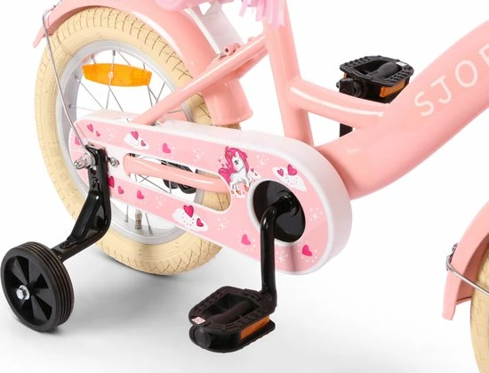 SJOEF Dolly Meisjesfiets 14 Inch - Roze 16 SJOEF Dolly Meisjesfiets 14 Inch - Roze - Afbeelding 16