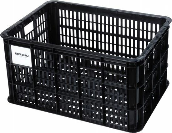 Basil Fietskrat L - Groot - 40 Liter - Zwart 13 Basil Fietskrat L - Groot - 40 Liter - Zwart - Afbeelding 13