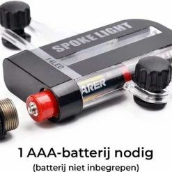 Merkloos Wielverlichting - Spaakverlichting - Fietsverlichting Wiel - Spaakreflectoren - Fietsverlichting - Kerst - Kerstcadeau - Schoencadeautje Sinterklaas - Spaakverlichting Kinderfiets - LED - 30 Patronen - 1 Stuk -Windgoo Shop 550x426 4