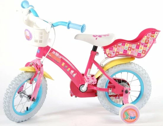 Volare Peppa Pig Kinderfiets - Meisjes - 12 Inch - Roze 17 Volare Peppa Pig Kinderfiets - Meisjes - 12 Inch - Roze - Afbeelding 17