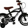 Volare Black Cruiser Kinderfiets - Jongens - 12 Inch - Zwart - 2 Handremmen