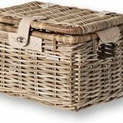 Basil Denton Fietsmand L - Voor - Rotan - Bruin - Large -Windgoo Shop 550x430 4