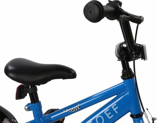 SJOEF Race Jongensfiets 12 Inch - Blauw 2 SJOEF Race Jongensfiets 12 Inch - Blauw - Afbeelding 2