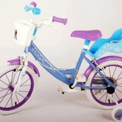 Disney Frozen 2 Kinderfiets - Meisjes - 16 Inch - Blauw - Twee Handremmen -Windgoo Shop 550x432 4