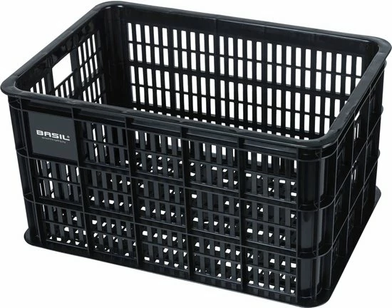 Basil Fietskrat L - Groot - 40 Liter - Zwart 3 Basil Fietskrat L - Groot - 40 Liter - Zwart - Afbeelding 3