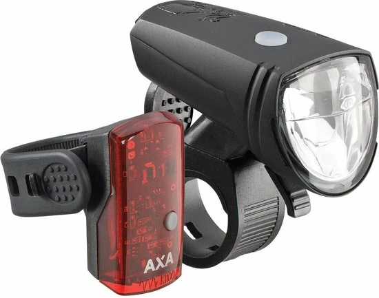 AXA - Greenline 25 Lux - LED Fietslampjes Voor En Achter - Fietsverlichting USB Oplaadbaar 1 AXA - Greenline 25 Lux - LED Fietslampjes Voor En Achter - Fietsverlichting USB Oplaadbaar