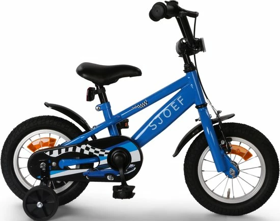 SJOEF Race Jongensfiets 12 Inch - Blauw 1 SJOEF Race Jongensfiets 12 Inch - Blauw