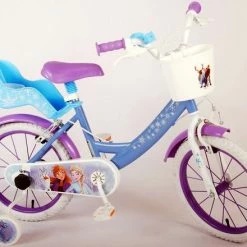 Disney Frozen 2 Kinderfiets - Meisjes - 16 Inch - Blauw - Twee Handremmen -Windgoo Shop 550x440 3