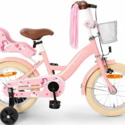 SJOEF Dolly Meisjesfiets 14 Inch - Roze 28 SJOEF Dolly Meisjesfiets 14 Inch - Roze -Windgoo Shop 550x441 4