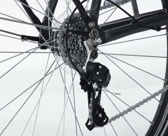 Amigo E-Vibe D1 - Elektrische Stadsfiets Voor Dames - Met 7 Versnellingen - Matgrijs 9 Amigo E-Vibe D1 - Elektrische Stadsfiets Voor Dames - Met 7 Versnellingen - Matgrijs - Afbeelding 9