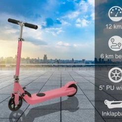 Denver Elektrische Step Kinderen 12km/u - 6km Bereik - Kinderstep Inklapbaar - 5" Wielen - SCK5310 - Roze -Windgoo Shop 550x446 4