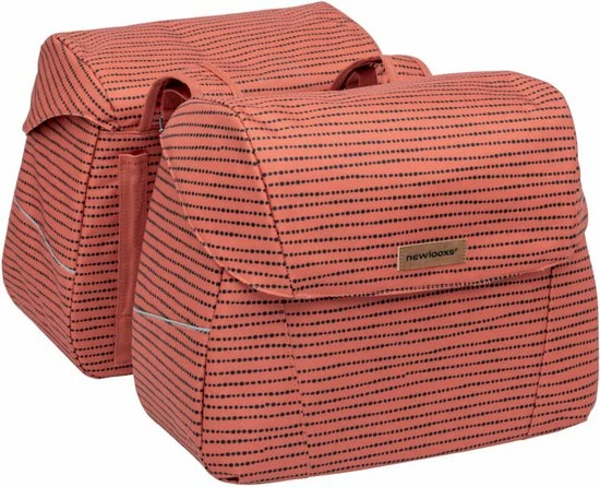 New Looxs Nomi Joli Dubbele Fietstas - 37 Liter - Zwart 9 New Looxs Nomi Joli Dubbele Fietstas - 37 Liter - Zwart - Afbeelding 9