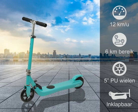 Denver Elektrische Step Kinderen 12km/u - 6km Bereik - Kinderstep Inklapbaar - 5" Wielen - SCK5310 - Blauw 3 Denver Elektrische Step Kinderen 12km/u - 6km Bereik - Kinderstep Inklapbaar - 5" Wielen - SCK5310 - Blauw - Afbeelding 3