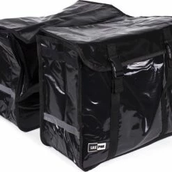 Lastpak Bisonyl - Dubbele Fietstas - 46 L - Zwart