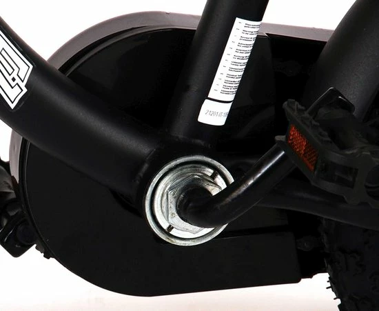 Volare Black Cruiser Kinderfiets - Jongens - 12 Inch - Zwart - 2 Handremmen 17 Volare Black Cruiser Kinderfiets - Jongens - 12 Inch - Zwart - 2 Handremmen - Afbeelding 17