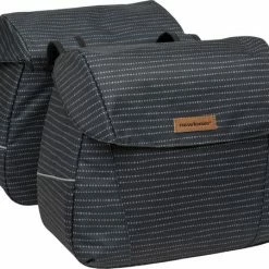 New Looxs Nomi Joli Dubbele Fietstas - 37 Liter - Zwart