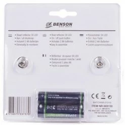 Benson LED Fietsachterlicht - Staartreflector Incl Batterij -Windgoo Shop 550x453 1