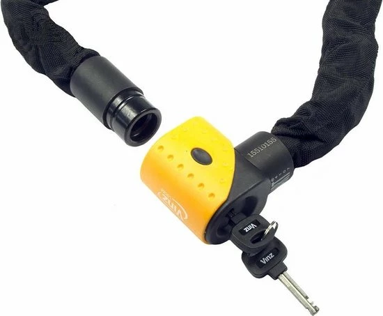 VINZ Jannu ART 3 Kettingslot 100 Cm / Fietsslot / Scooterslot / Motorslot 5 VINZ Jannu ART 3 Kettingslot 100 Cm / Fietsslot / Scooterslot / Motorslot - Afbeelding 5