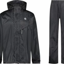 AGU Passat Regenpak Essential - Zwart - L - Dames & Heren - Waterdicht -Windgoo Shop 550x456 1