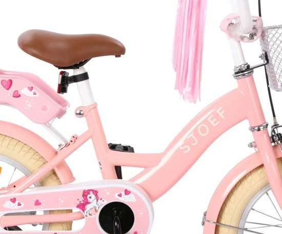 SJOEF Dolly Meisjesfiets 14 Inch - Roze 10 SJOEF Dolly Meisjesfiets 14 Inch - Roze - Afbeelding 10