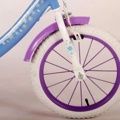 Disney Frozen 2 Kinderfiets - Meisjes - 16 Inch - Blauw - Twee Handremmen -Windgoo Shop 550x456
