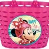 Marvel Disney Fietsmand Minnie Mouse Junior 20 Cm Roze