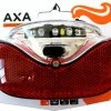 AXA - Omega - Fiets Achterlicht - LED Fietsverlichting Op Batterij – Auto On/off Systeem - 50-80 Mm - Rood