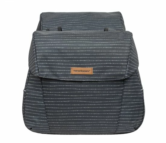 New Looxs Nomi Joli Dubbele Fietstas - 37 Liter - Zwart 2 New Looxs Nomi Joli Dubbele Fietstas - 37 Liter - Zwart - Afbeelding 2