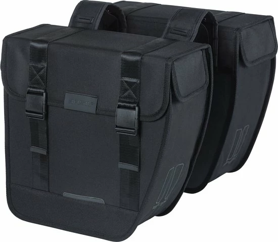 Basil Tour Dubbele Fietstas - 28 Liter - Zwart 9 Basil Tour Dubbele Fietstas - 28 Liter - Zwart - Afbeelding 9