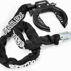 Stahlex Ringslot + Insteekketting 5.5mm X 90cm | Zwart