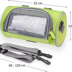 Alternative view of DICY Fiets Stuurtas - Fietstas Stuur Met Smartphone / Telefoonhouder & Kaarthouder Zwart