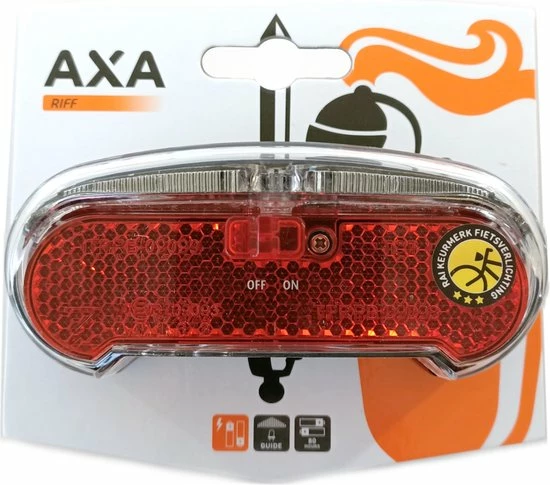 AXA - Riff Battery - Fiets Achterlicht - LED Fietsverlichting Op Batterij - 50-80 Mm - Rood 3 AXA - Riff Battery - Fiets Achterlicht - LED Fietsverlichting Op Batterij - 50-80 Mm - Rood - Afbeelding 3
