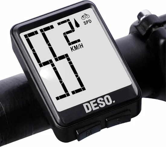 Fietscomputer Draadloos Waterdicht Kilometer En Snelheidsmeter Fiets -DESO Draadloze Fietscomputers Met Extra Groot Scherm 1 Fietscomputer Draadloos Waterdicht Kilometer En Snelheidsmeter Fiets -DESO Draadloze Fietscomputers Met Extra Groot Scherm