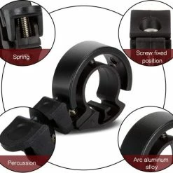 BOTC Fietsbel Ring Fietsbel - Aluminium Fietsbel - Classic Fietsbel - Fietsbel Small 22mm Zwart 15 BOTC Fietsbel Ring Fietsbel - Aluminium Fietsbel - Classic Fietsbel - Fietsbel Small 22mm Zwart -Windgoo Shop 550x487 4