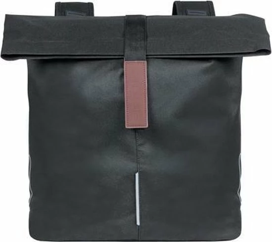 Basil City Dubbele Fietstas - Zwart - 32 Liter 2 Basil City Dubbele Fietstas - Zwart - 32 Liter - Afbeelding 2