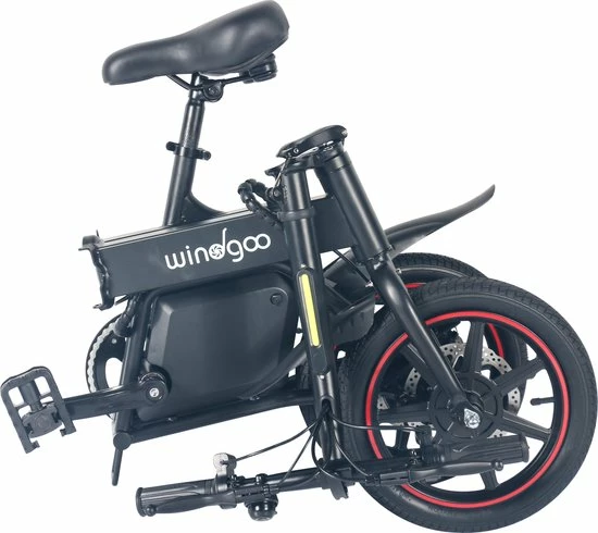 Wind-goo Windgoo B20 V2 - Elektrische Vouwfiets - E Bike - 250W - 14 Inch - 25 KM/H - Zwart 9 Wind-goo Windgoo B20 V2 - Elektrische Vouwfiets - E Bike - 250W - 14 Inch - 25 KM/H - Zwart - Afbeelding 9