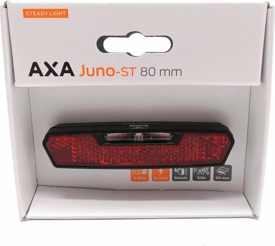 AXA - Juno Battery - Fiets Achterlicht - LED Fietsverlichting Op Batterij - Auto Off Systeem - 80 Mm - Rood 8 AXA - Juno Battery - Fiets Achterlicht - LED Fietsverlichting Op Batterij - Auto Off Systeem - 80 Mm - Rood - Afbeelding 8