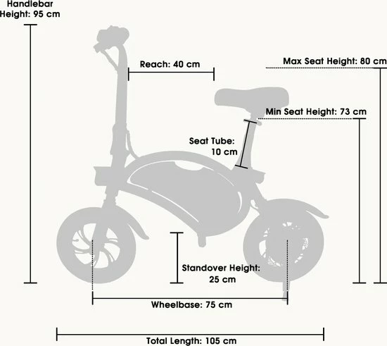 Wind-goo Windgoo - B3 Elektrische Long-Range E-Bike Met Trappers - E-bike - 25Km / H - Zwart 9 Wind-goo Windgoo - B3 Elektrische Long-Range E-Bike Met Trappers - E-bike - 25Km / H - Zwart - Afbeelding 9